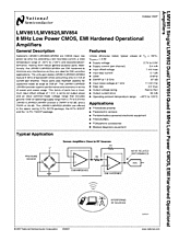 DataSheet LMV854 pdf